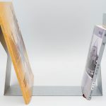 End of Bookend 本並べた正面