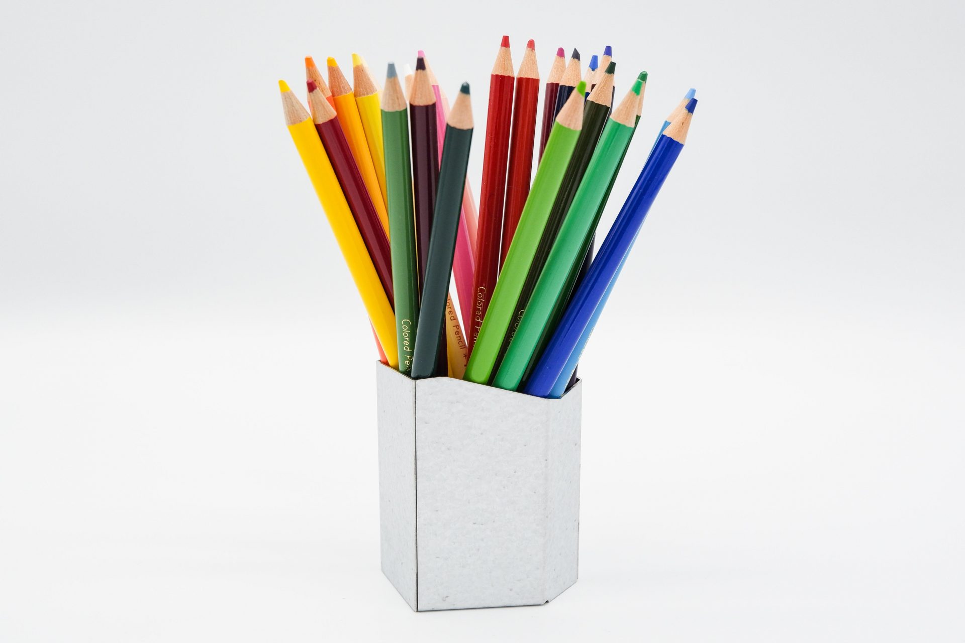 モンペン立て　色鉛筆24本
